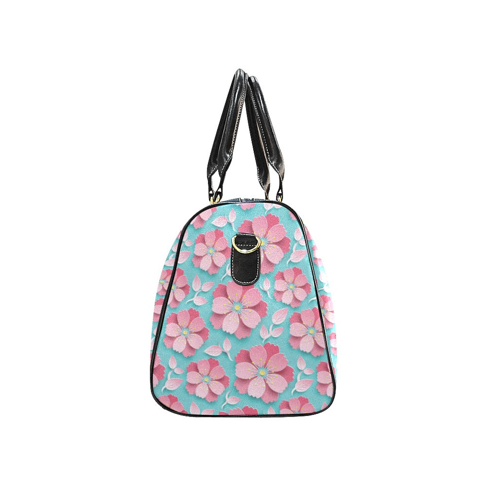3D sakura cherry blossom pattern Travel Bag