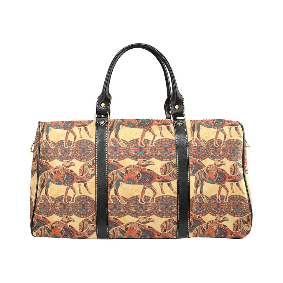 Camel polynesian tribal design pattern Travel Bag