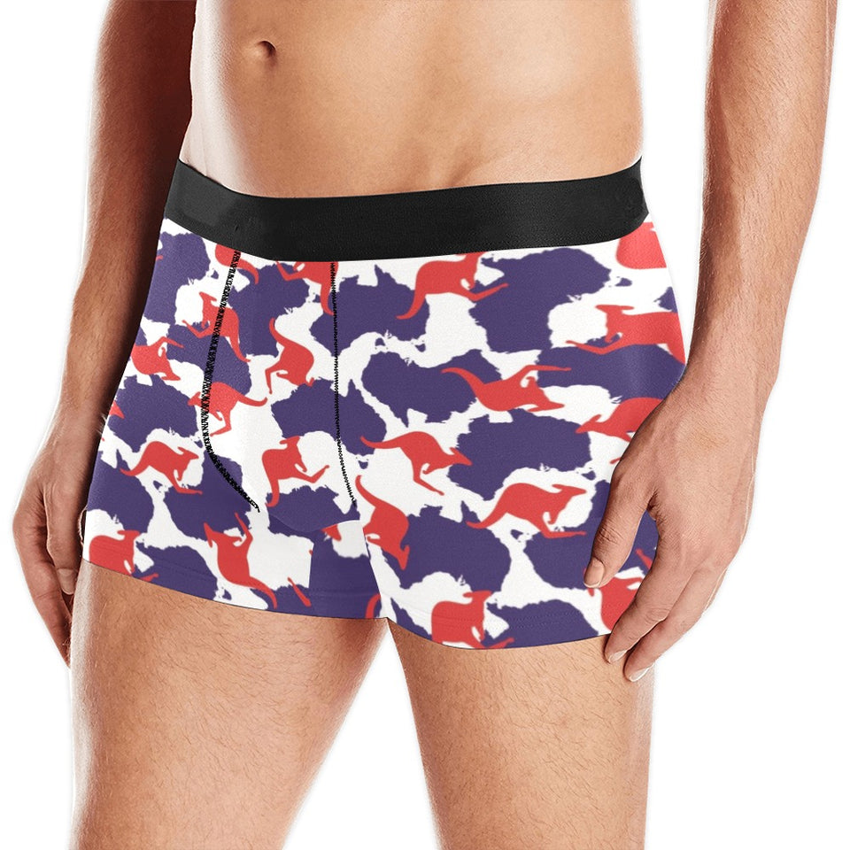 Kangaroo Australian pattern Men's All Over Print Boxer Briefs Men's Underwear
