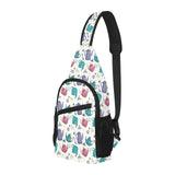 Tea pots Pattern Print Design 05 All Over Print Chest Bag