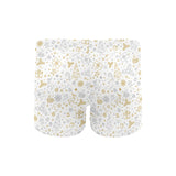 Christmas tree Christmas element Silver gold patte Men's Swimming Trunks