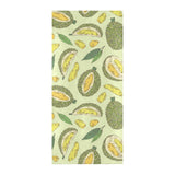 Durian leaves pattern background Beach Towel