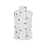 Spider web cobweb pattern Women's Padded Vest