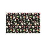 Raccoon watermelon pattern Doormat