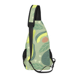 Avocado pattern All Over Print Chest Bag