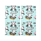 Cute baby panda pattern Gauze Curtain