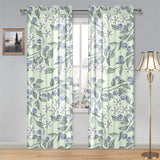 hand drawn blueberry pattern Gauze Curtain