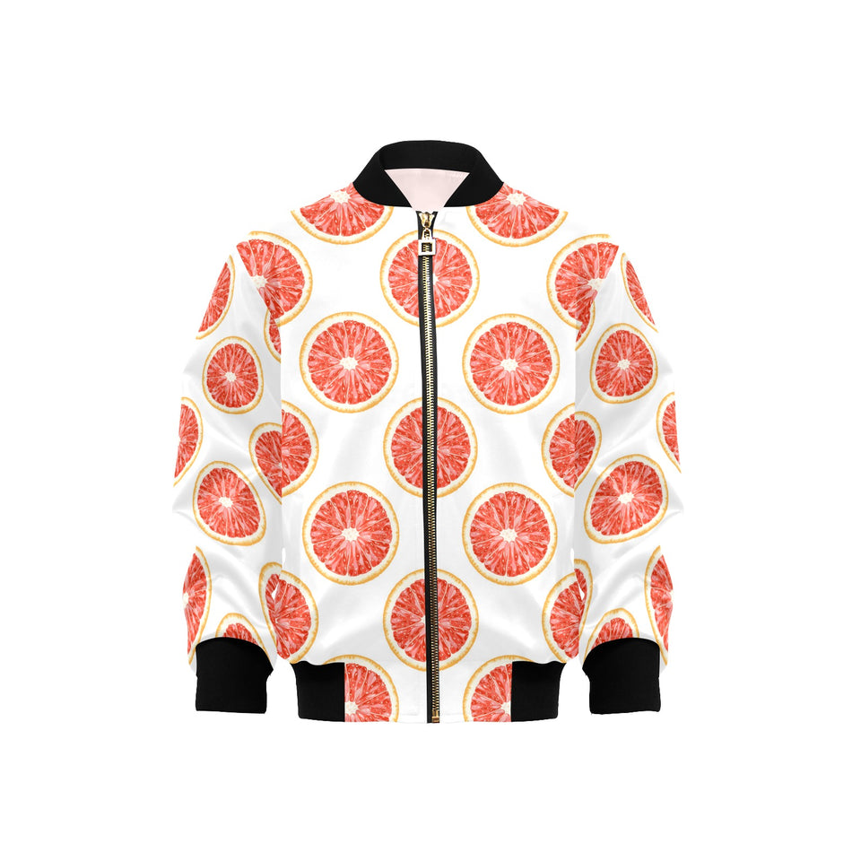 Grapefruit pattern Kids' Boys' Girls' Bomber Jacket