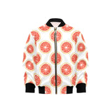 Grapefruit pattern Kids' Boys' Girls' Bomber Jacket