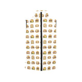 Hamburger Pattern Print Design 02 Women's Padded Vest