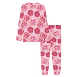 Rose Pattern Print Design 02 Women's All Over Print Pajama Set