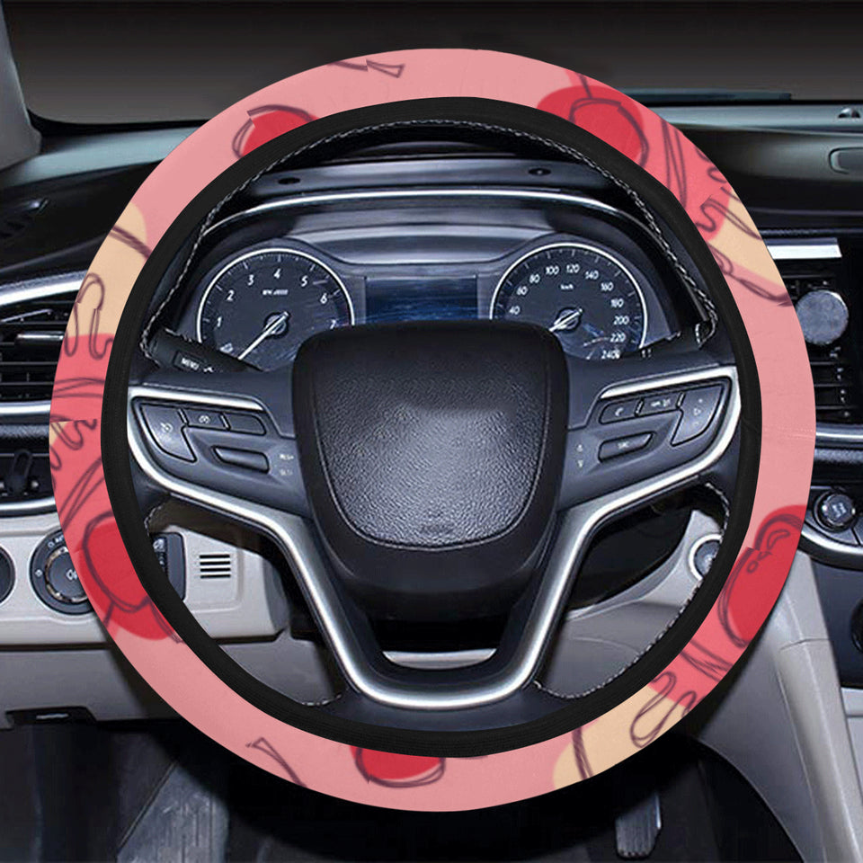 Cake cherry pattern Car Steering Wheel Cover