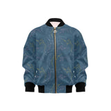 Swordfish Pattern Print Design 02 Kids' Boys' Girls' Bomber Jacket
