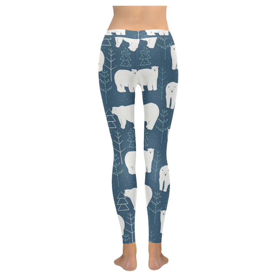 polar bear mother her child pattern Women's Legging Fulfilled In US