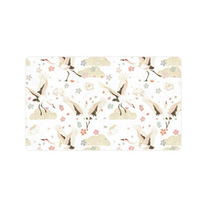Beautiful Japanese cranes pattern Doormat