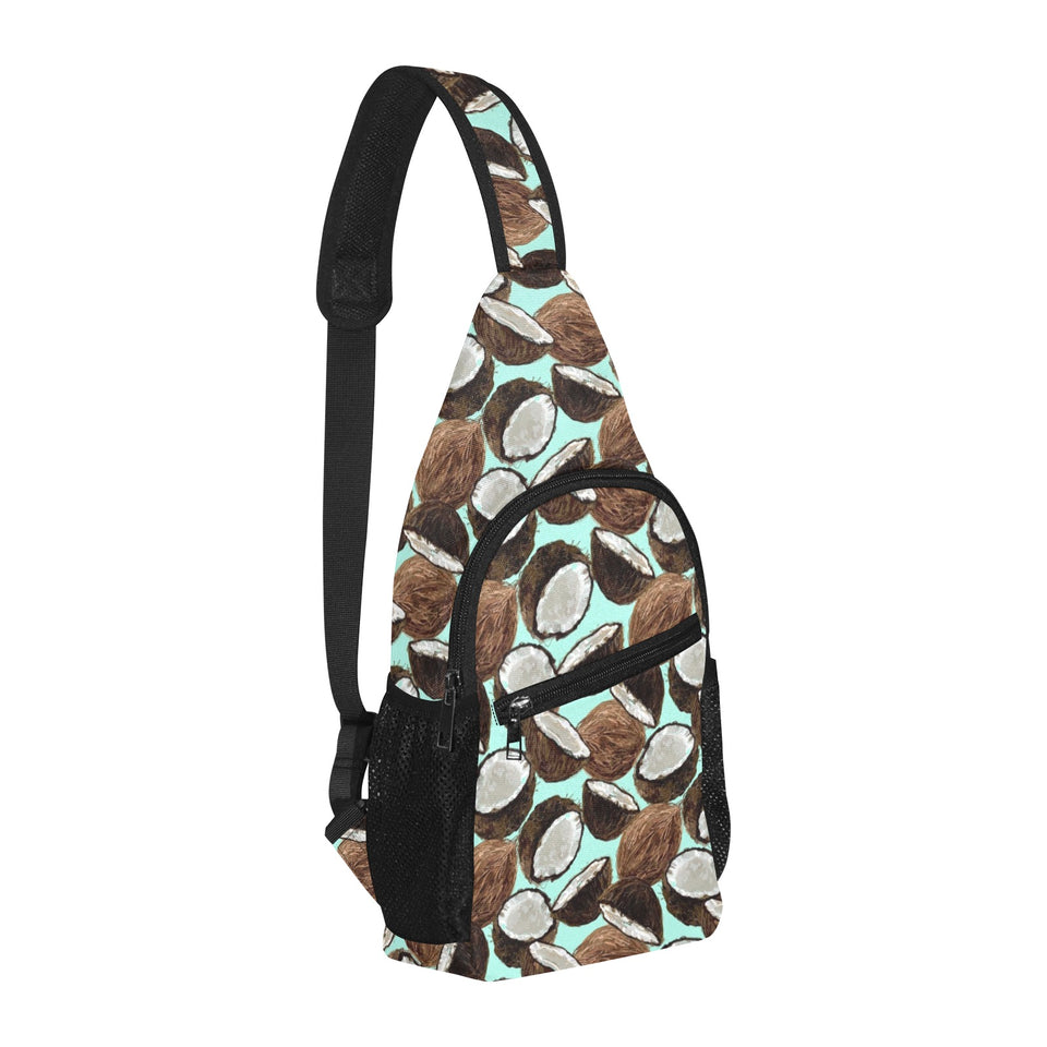 Coconut Pattern Print Design 03 All Over Print Chest Bag