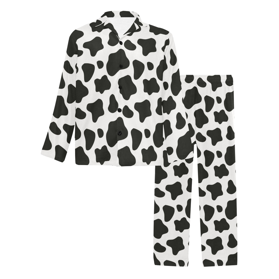 Cow skin pattern Men's Long Pajama Set