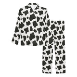 Cow skin pattern Men's Long Pajama Set