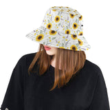 beautiful sunflowers pattern Unisex Bucket Hat