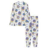 Snail Pattern Print Design 05 Women's All Over Print Pajama Set
