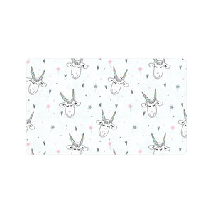 Cute goat design pattern Doormat