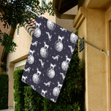 Chihuahua space helmet. astronaut pattern House Flag Garden Flag