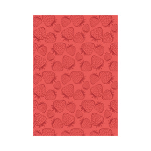 strawberry pattern red background House Flag Garden Flag