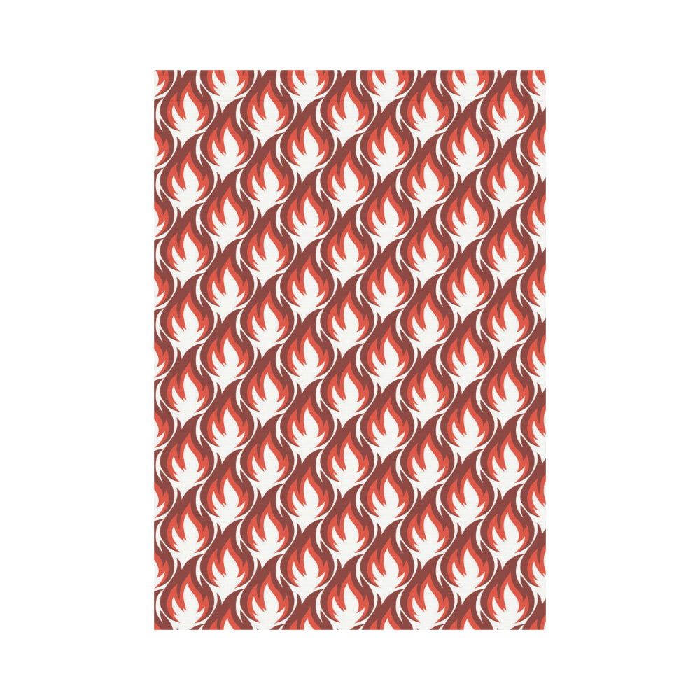 Fire flame symbol design pattern House Flag Garden Flag