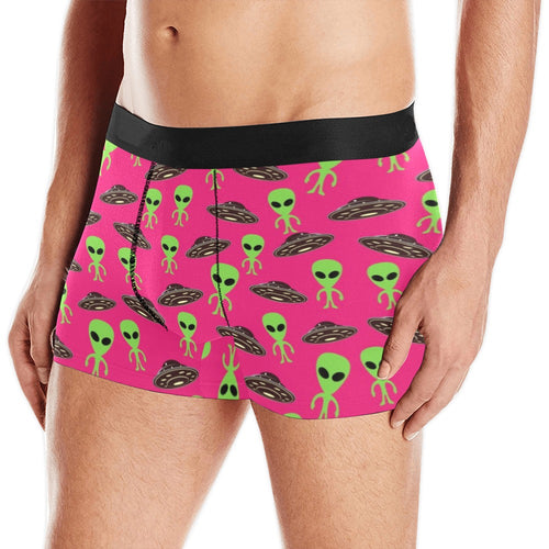 Alien Pattern Print Design 03 Men's All Over Print Boxer Briefs Men's Underwear
