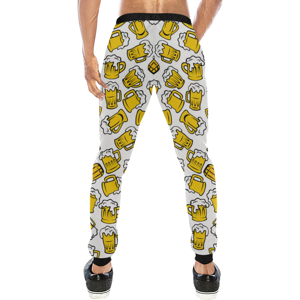 Beer design pattern Unisex Casual Sweatpants