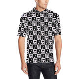 Music Notes Pattern Print Design 01 Men's All Over Print Polo Shirt