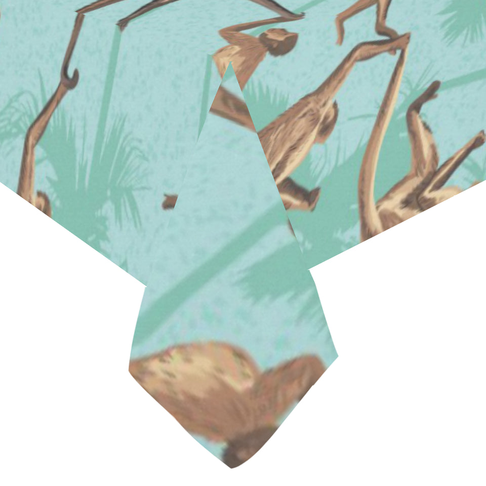 Monkey Palm tree background Tablecloth