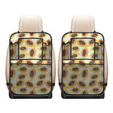 Watercolor papaya pattern Car Seat Back Organizer