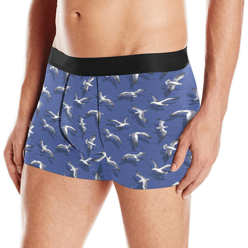 Seagull Pattern Print Design 03 Men's All Over Print Boxer Briefs Men's Underwear
