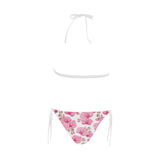 pink purple orchid pattern background Sexy Bikinis Two-Piece Swimsuits