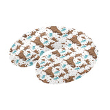 sea lion Seals jellyfish pattern U-Shaped Travel Neck Pillow