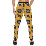 Boston terrier design pattern Unisex Casual Sweatpants