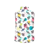 Dragonflies ginkgo leaves pattern Women's Padded Vest