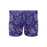 Cute owls pattern boho style ornament Men's Swimming Trunks