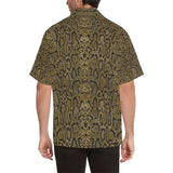 Snake skin pattern Men's All Over Print Hawaiian Shirt