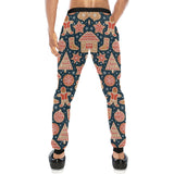 Christmas gingerbread cookie pattern Unisex Casual Sweatpants