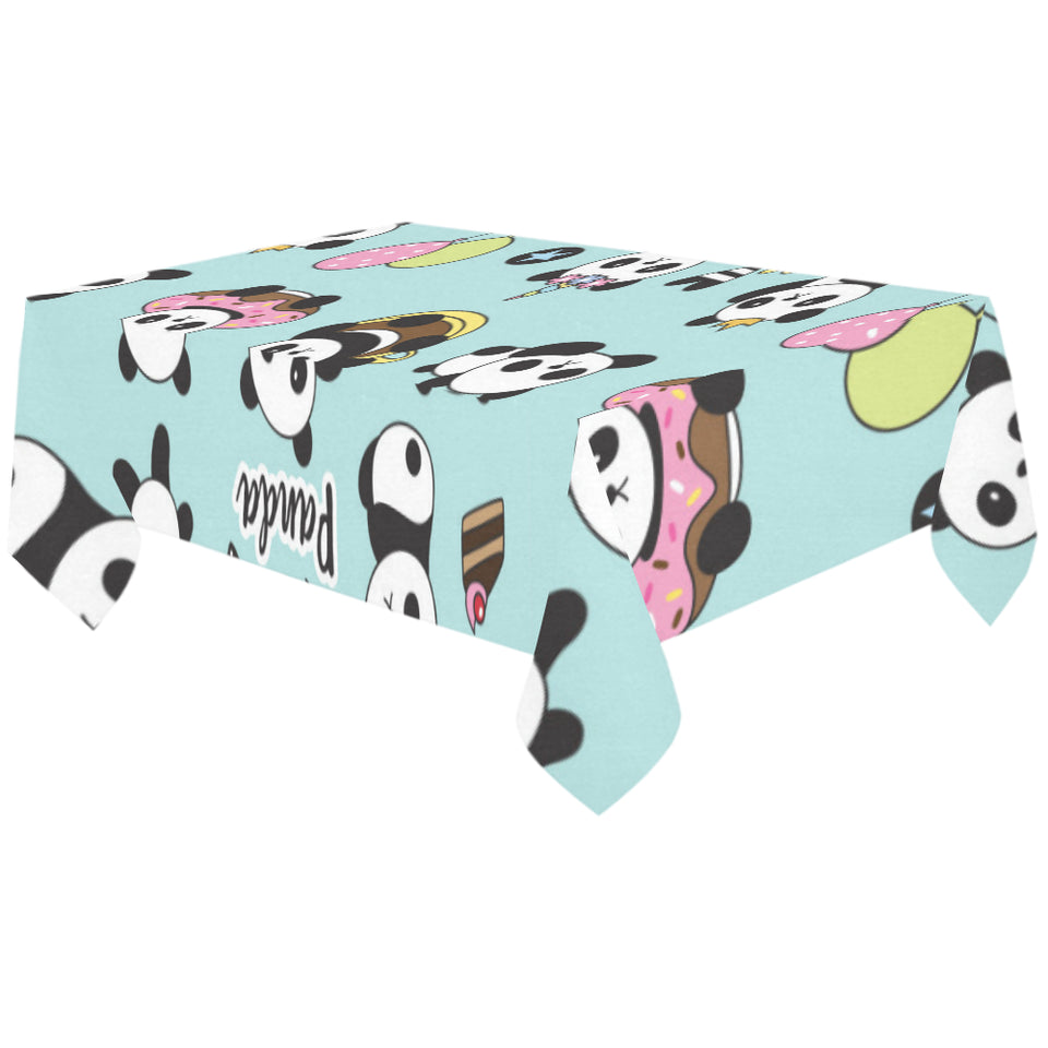Cute baby panda pattern Tablecloth
