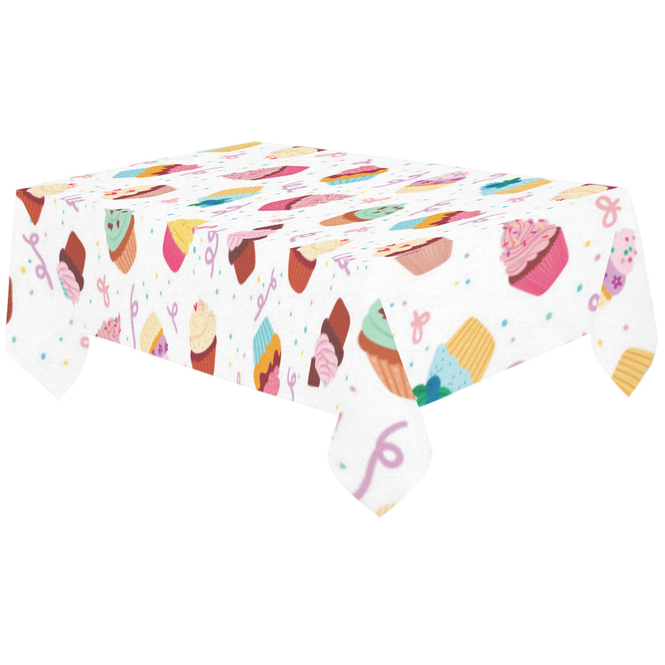 Cake cupcake design pattern Tablecloth