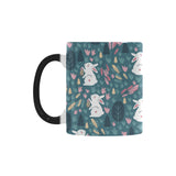 Cute rabbit pattern Morphing Mug Heat Changing Mug