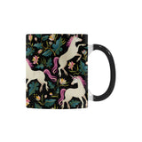 Unicorns forest background Morphing Mug Heat Changing Mug