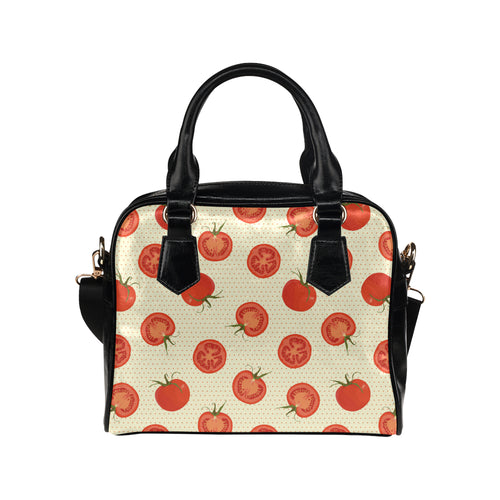 Tomato dot background Shoulder Handbag