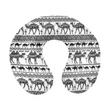 Camel polynesian tribal pattern U-Shaped Travel Neck Pillow