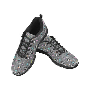 Ostrich Pattern Print Design 01 Women's Sneaker Shoes