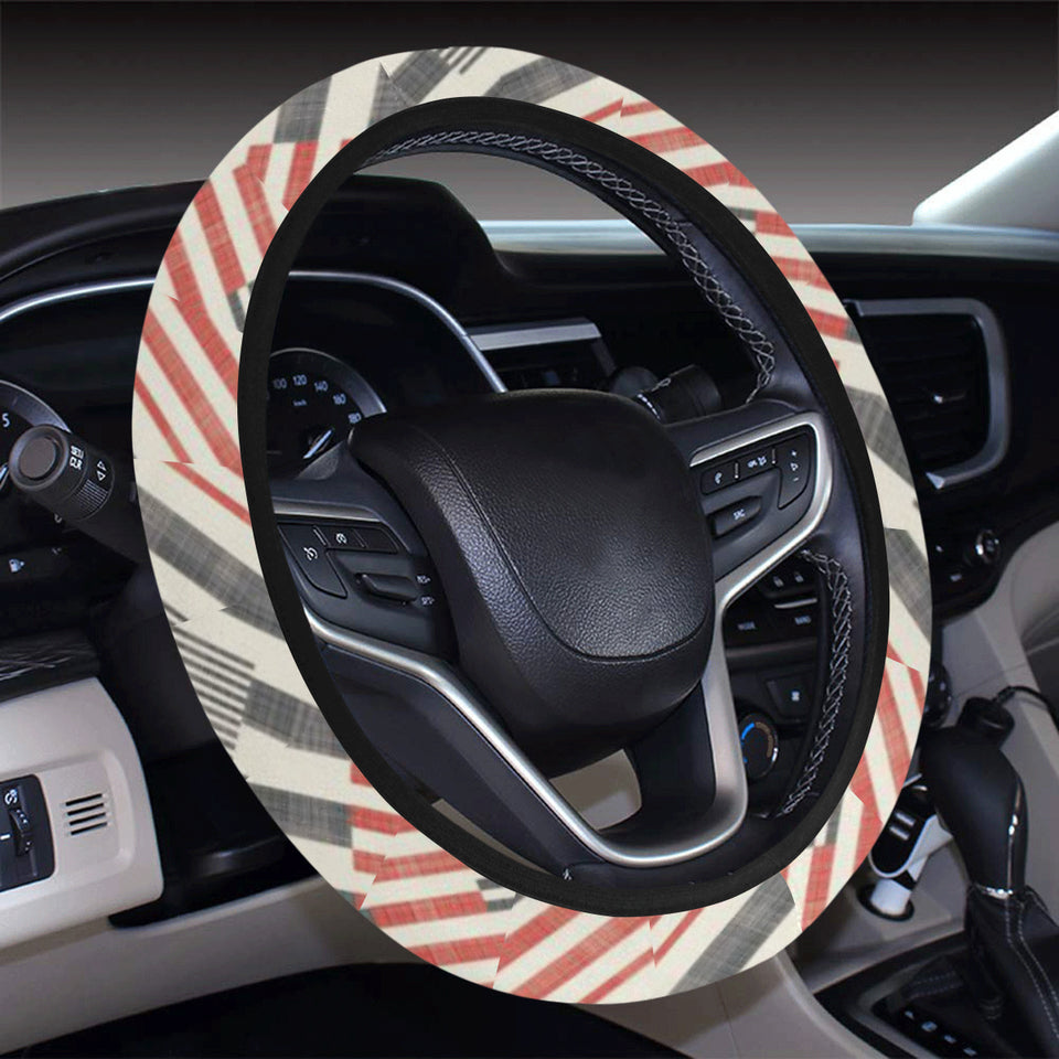 zigzag chevron striped pattern Car Steering Wheel Cover