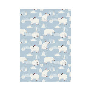 Cute polar bears Christmas decoration pattern House Flag Garden Flag